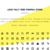 1800 Free Minimal Icons Vectors