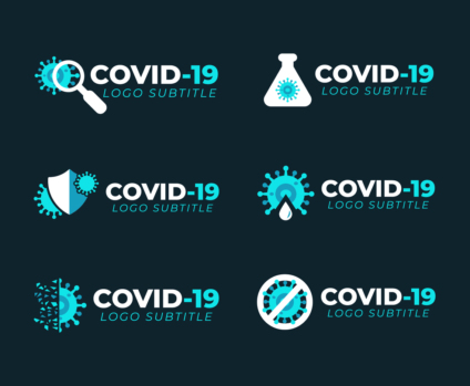Covid-19 Logo Templates Pack Free