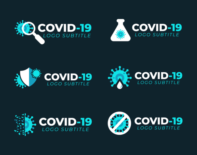 Covid-19 Logo Templates Pack Free