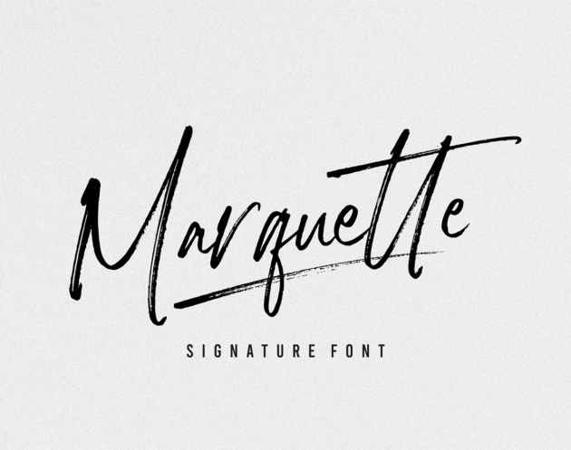 Free Marquette Signature Font