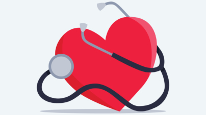 Heart And Stetoscope Vector